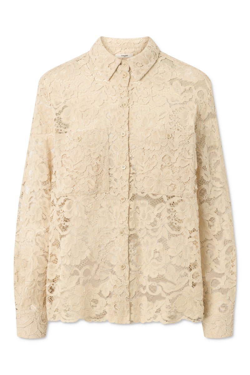Lovechild 1979 Emmylou Shirt - Light beige SHIRTS 144 Light Beige