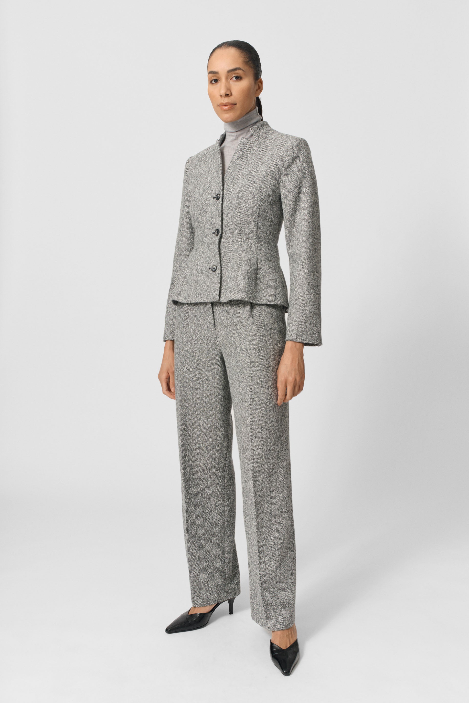 Lovechild 1979 Gabriela Blazer Blazers 906 Black and White Herringbone