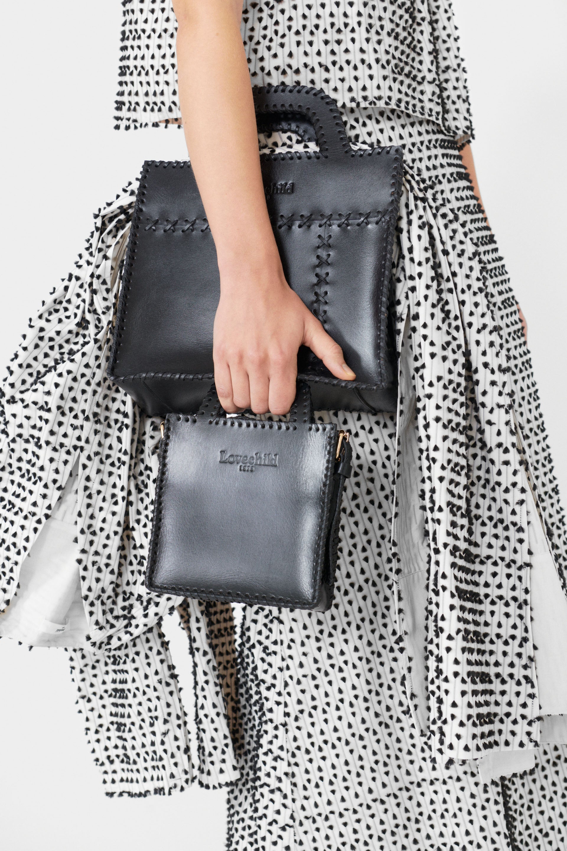 Lovechild 1979 Georgina Skirt SKIRTS 954 Black Fray