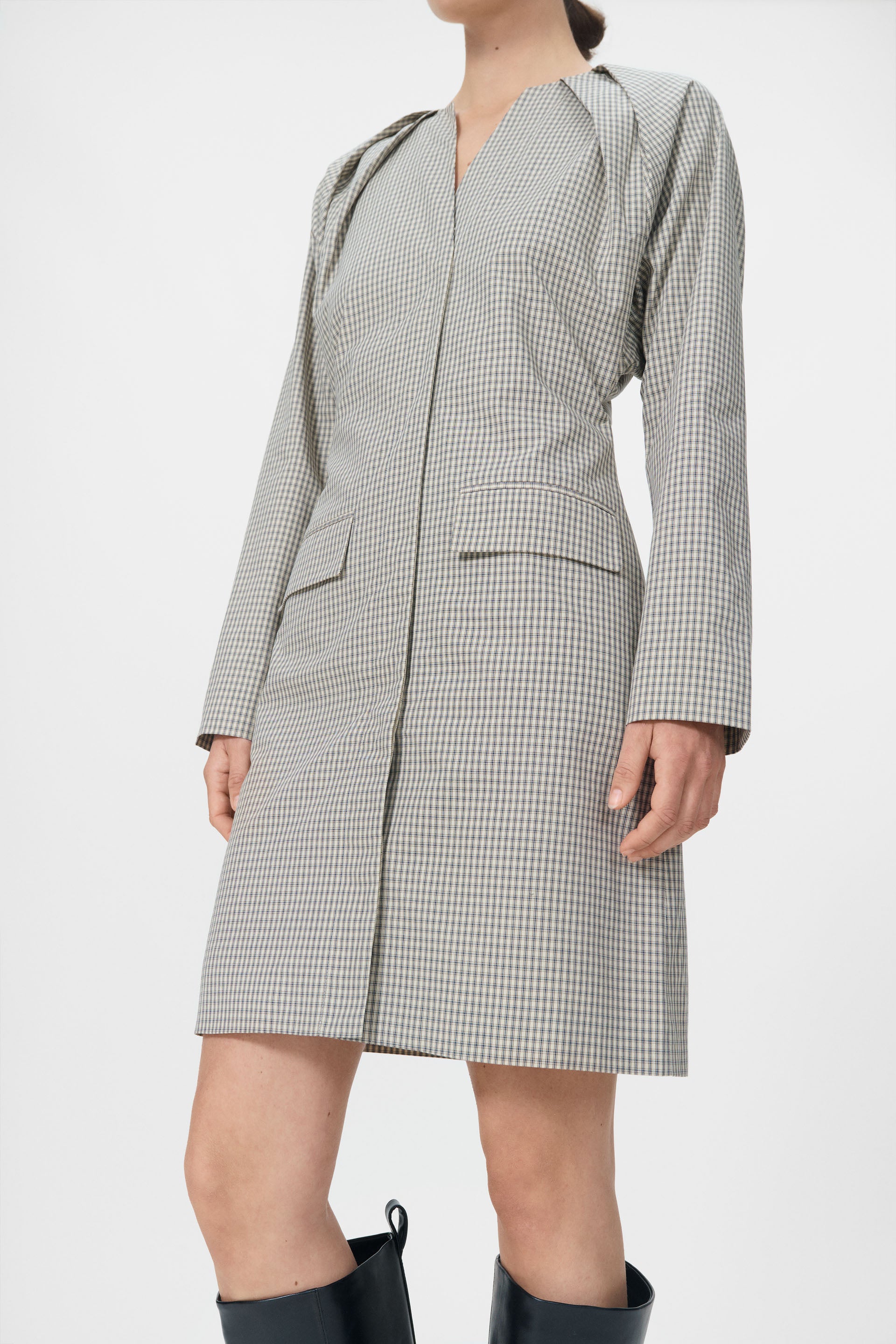 Lovechild 1979 Ina Dress Dresses 177 Beige Check