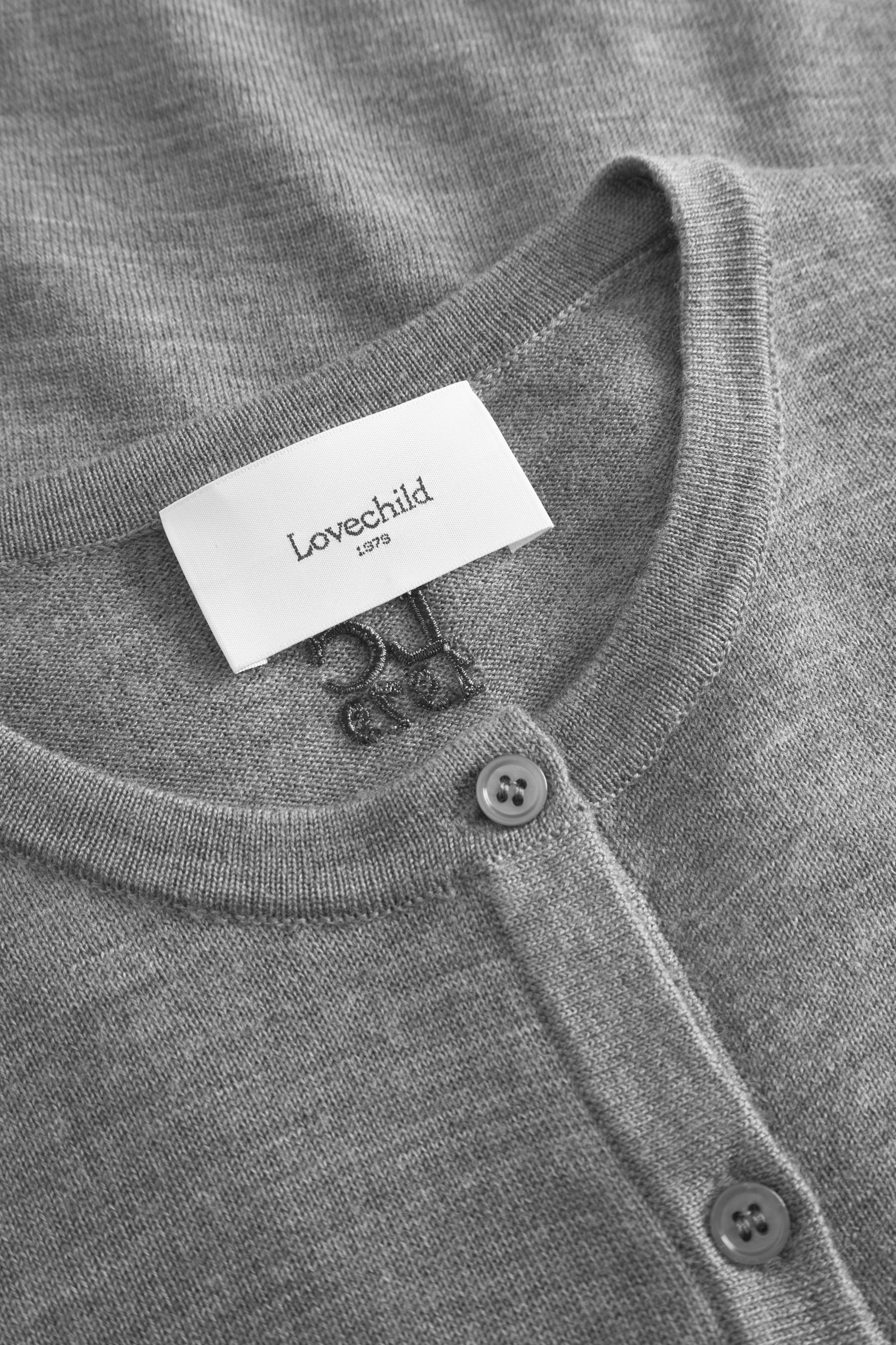 Lovechild 1979 Jos Cardigan Cardigan 062 Grey Melange