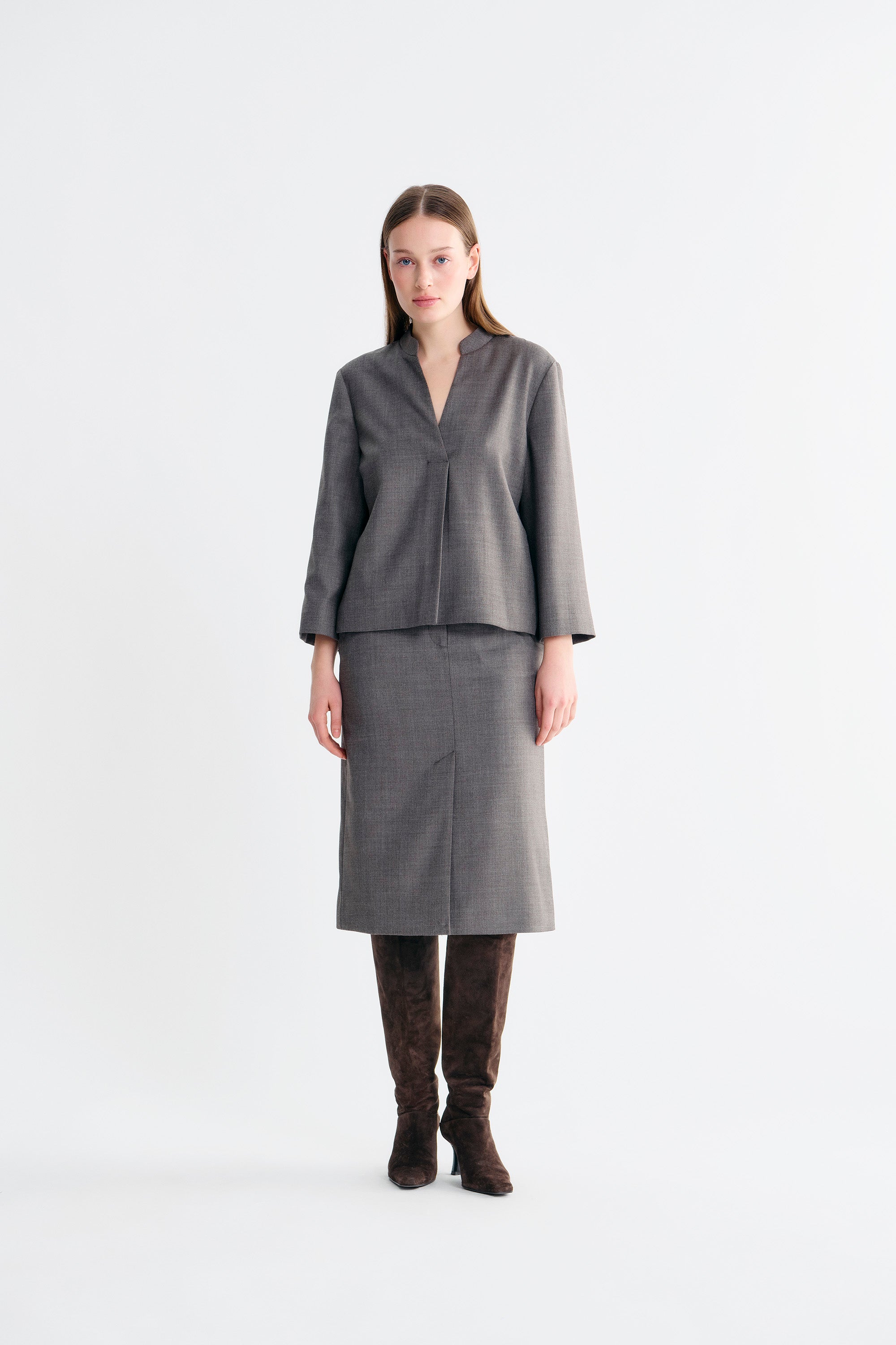 Lovechild 1979 Kimberly Blouse Blouse 930 Dark Grey Melange