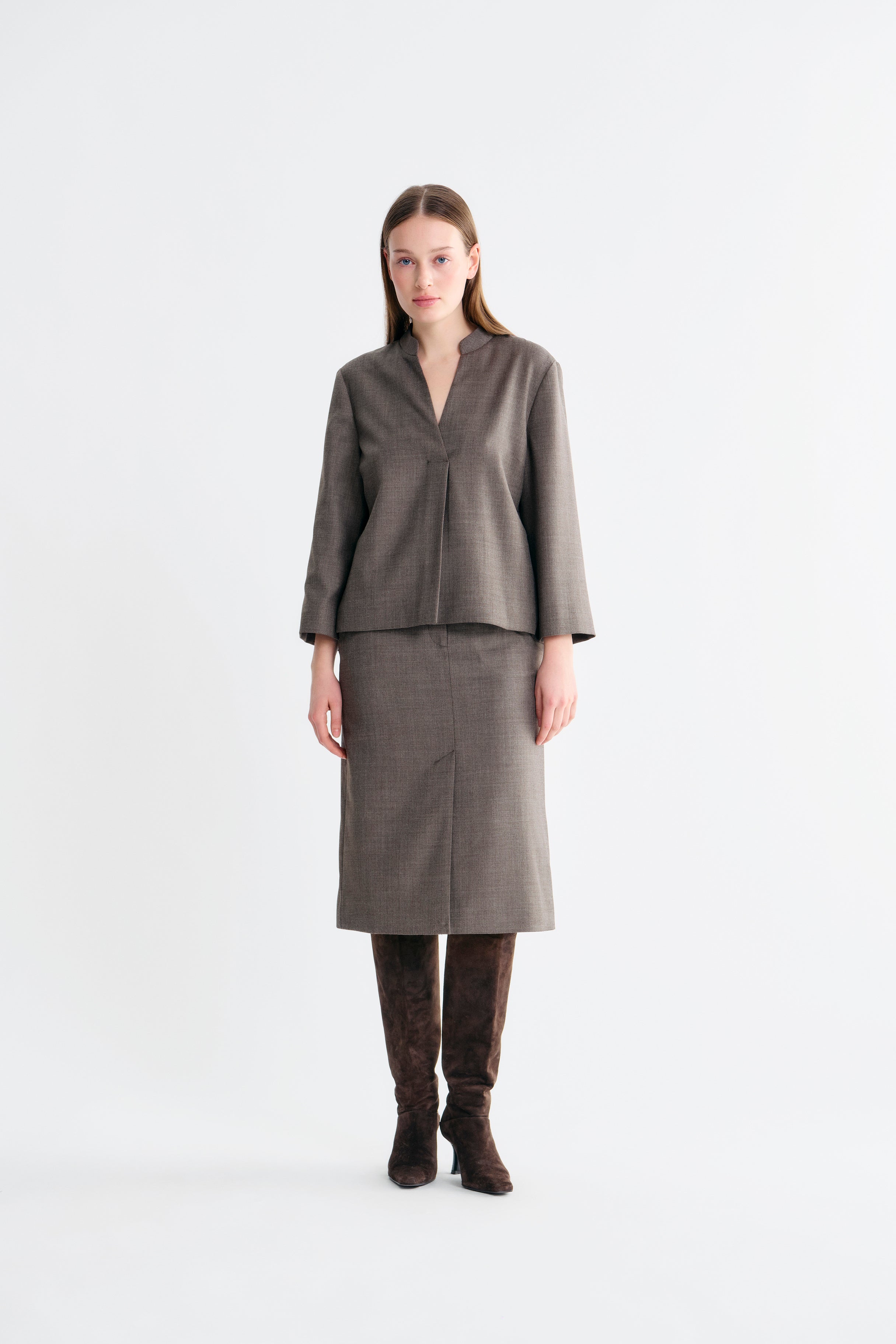 Lovechild 1979 Kimberly Blouse Blouse 930 Dark Grey Melange