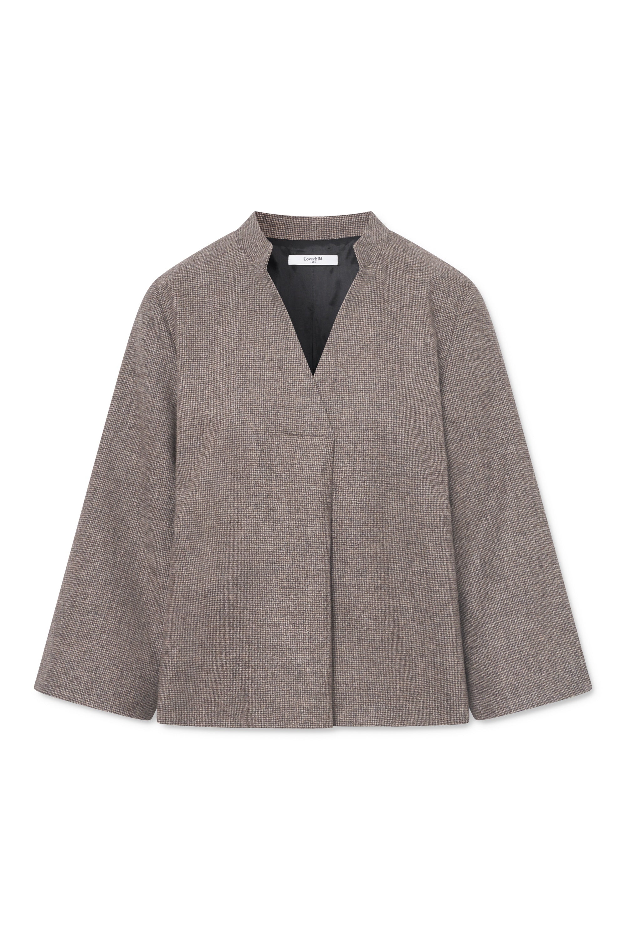 Lovechild 1979 Kimberly Blouse Blouses 174 Beige Houndstooth