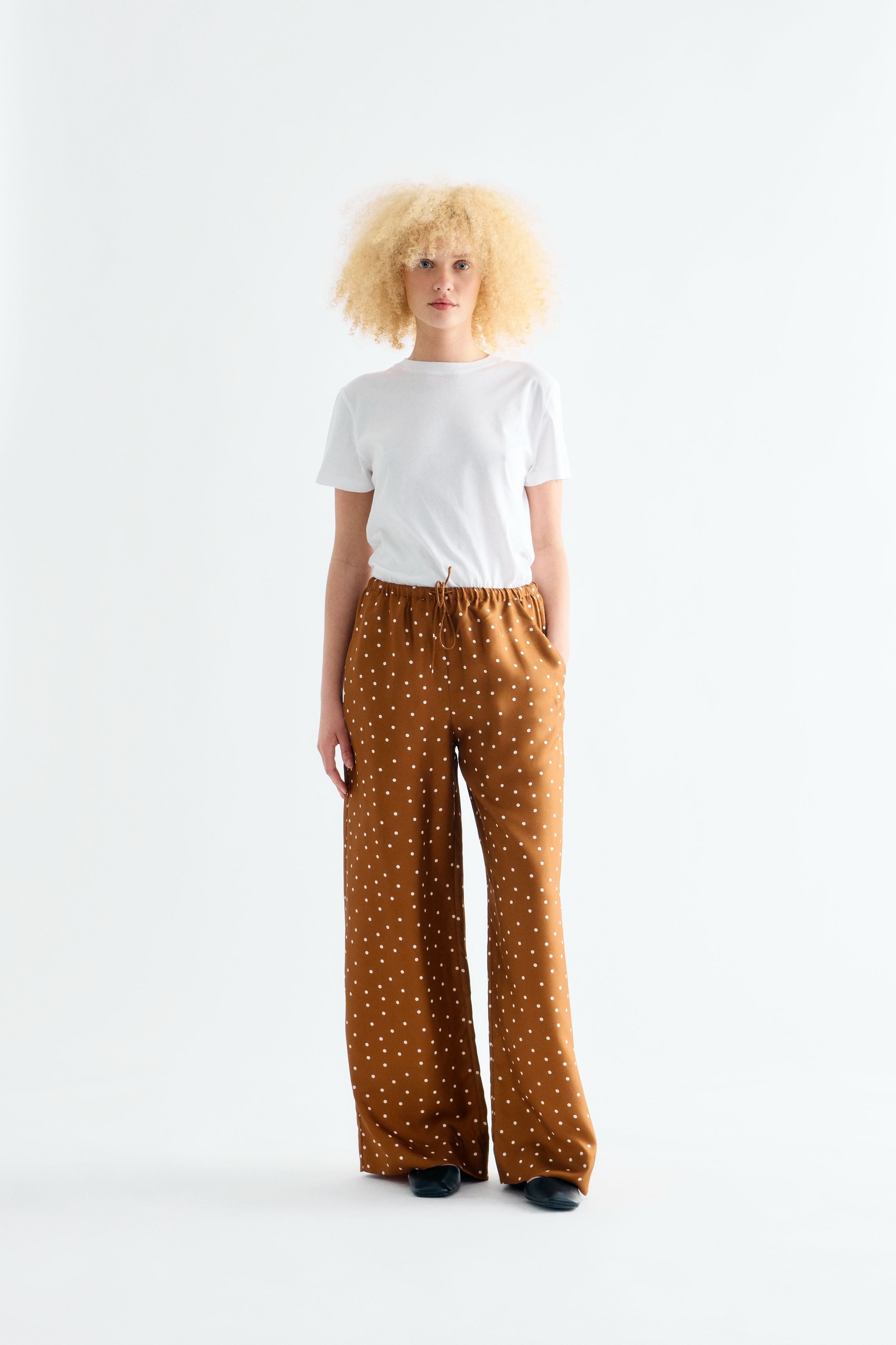 Lovechild 1979 Lana Pants Pants 793 Dot Print Caramel