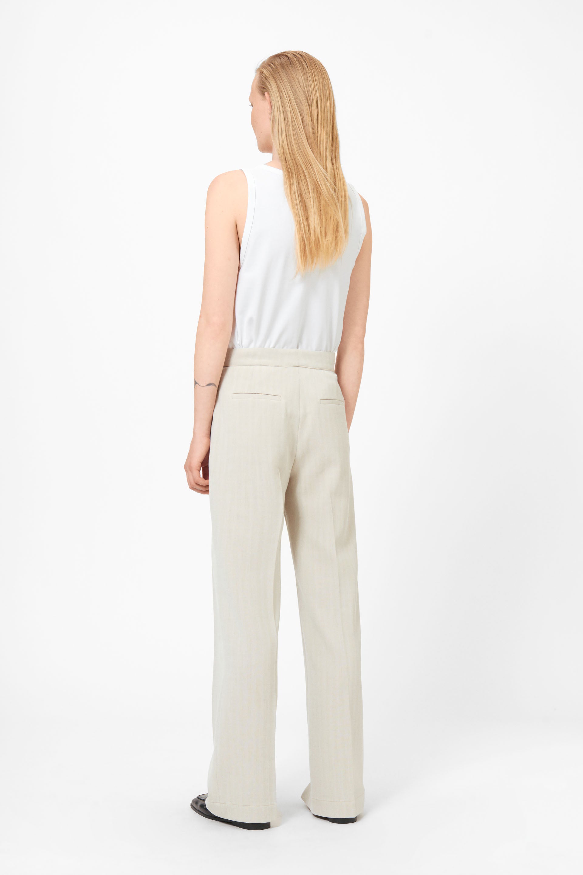 Lovechild 1979 Lea Pants Pants 168 Beige Herringbone