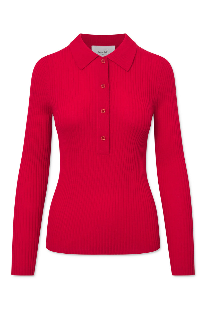 Lovechild 1979 Lisa Blouse Knitwear 306 Racing Red