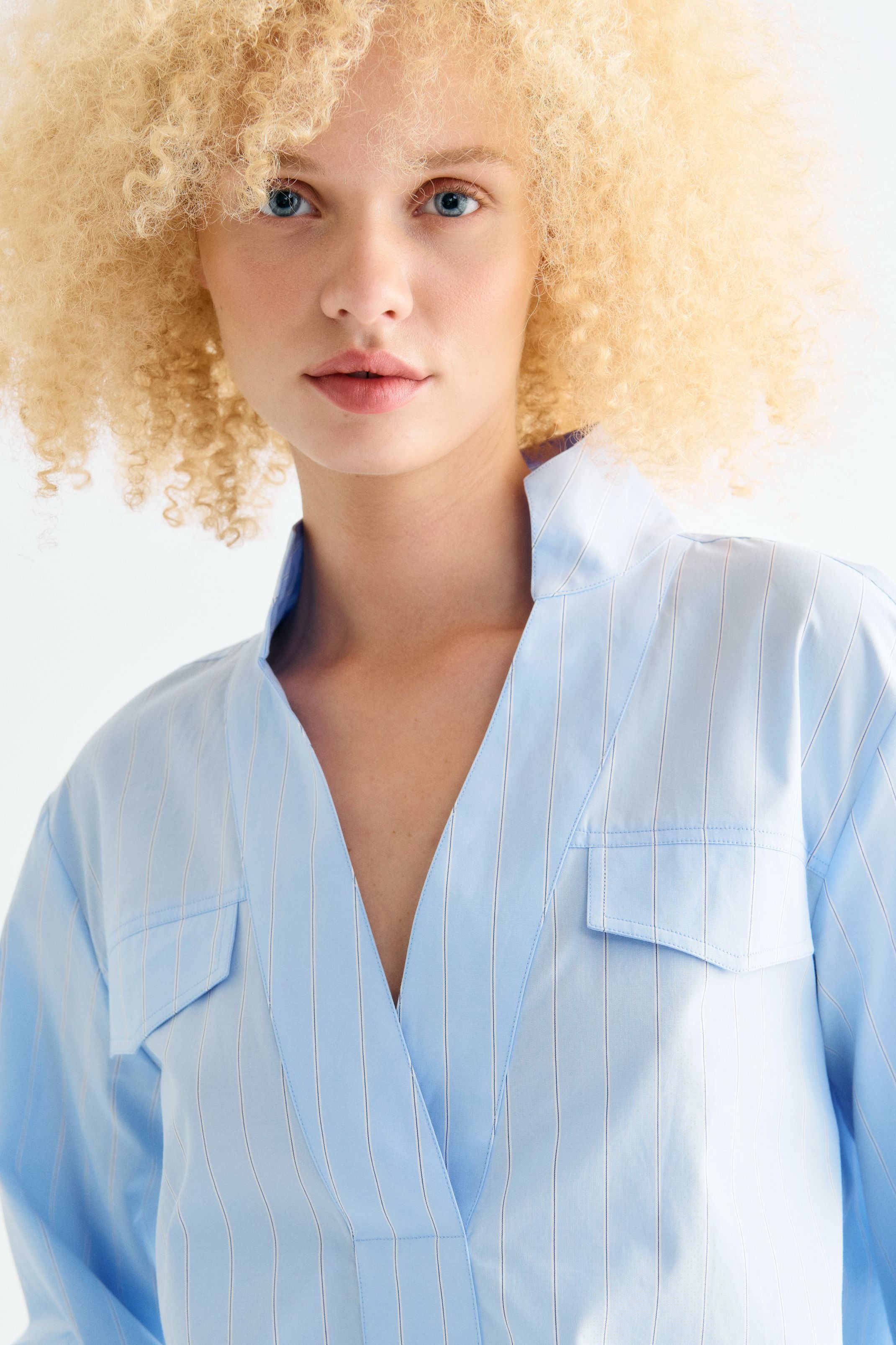 Lovechild 1979 Marbella Blouse Blouses 568 Blue Pinstripe