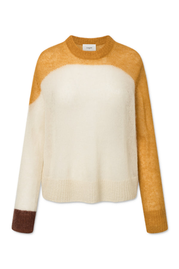 Lovechild 1979 Marie Sweater Knitwear 165 Cream Collage