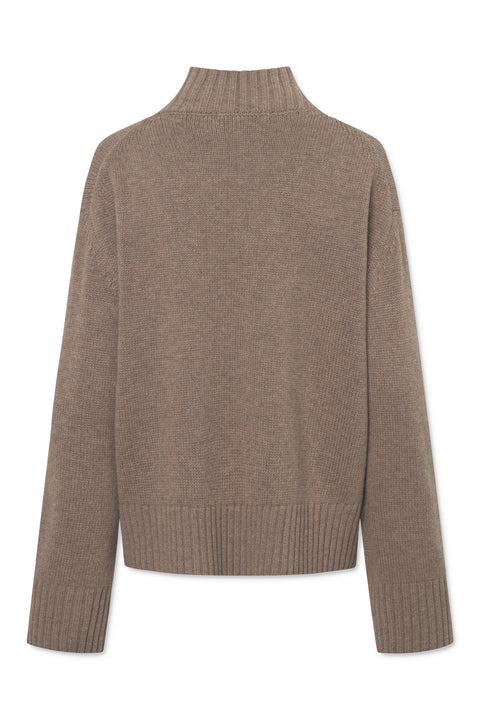 Lovechild 1979 Moa V-Neck Knitwear 727 Taupe Grey