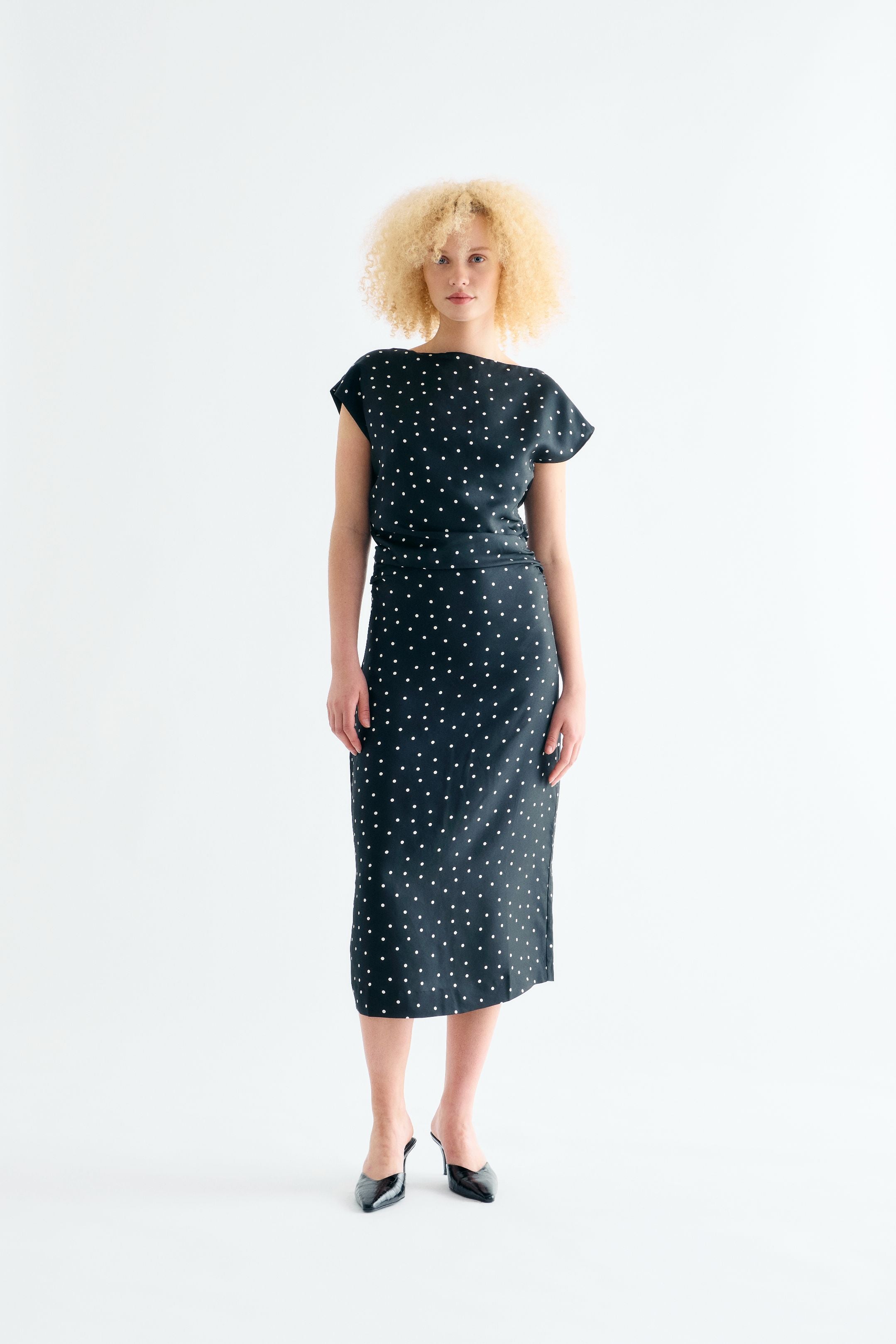 Lovechild 1979 Noor Dress Dresses 981 Dot Print Black