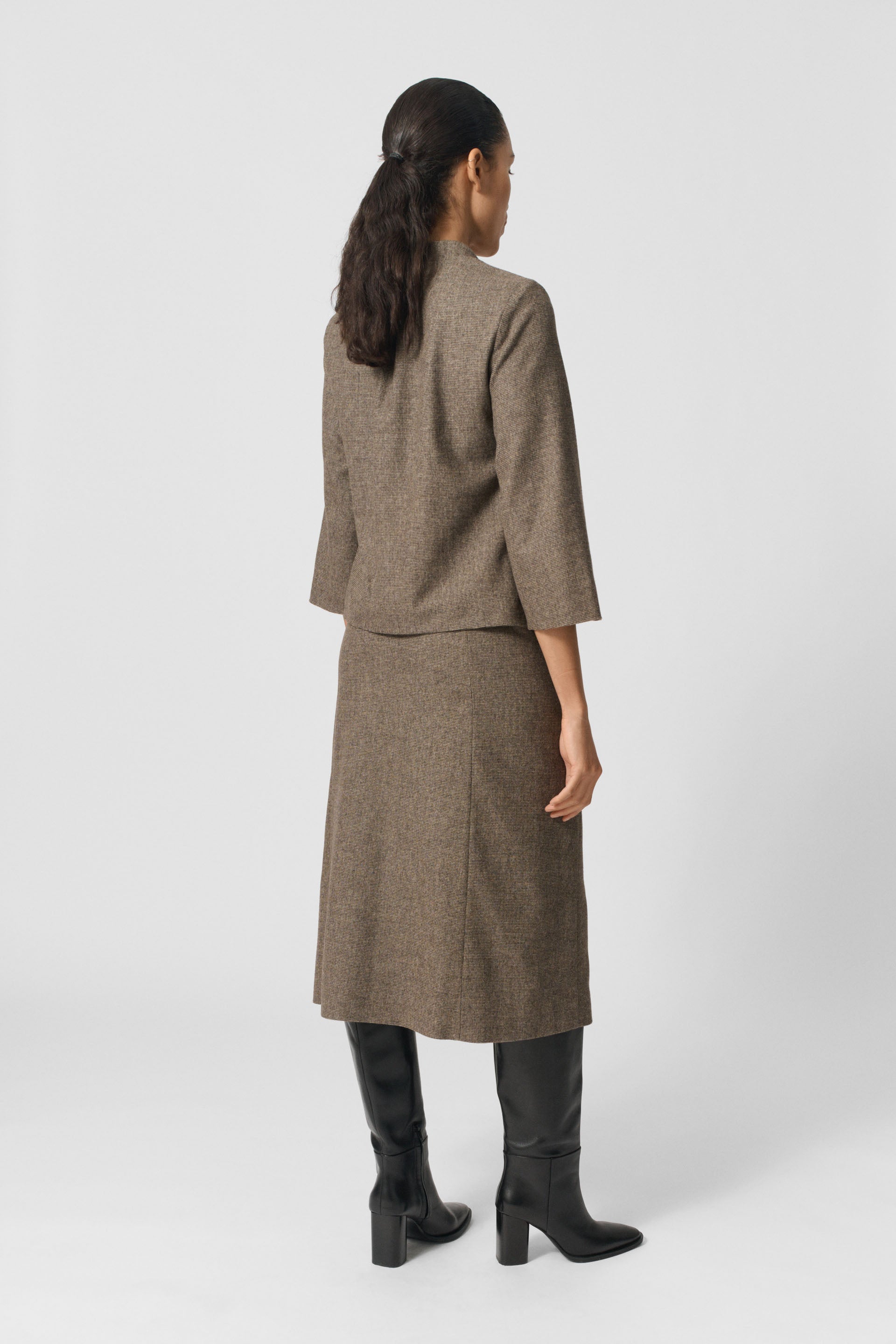 Lovechild 1979 Reyna Skirt Skirts 174 Beige Houndstooth