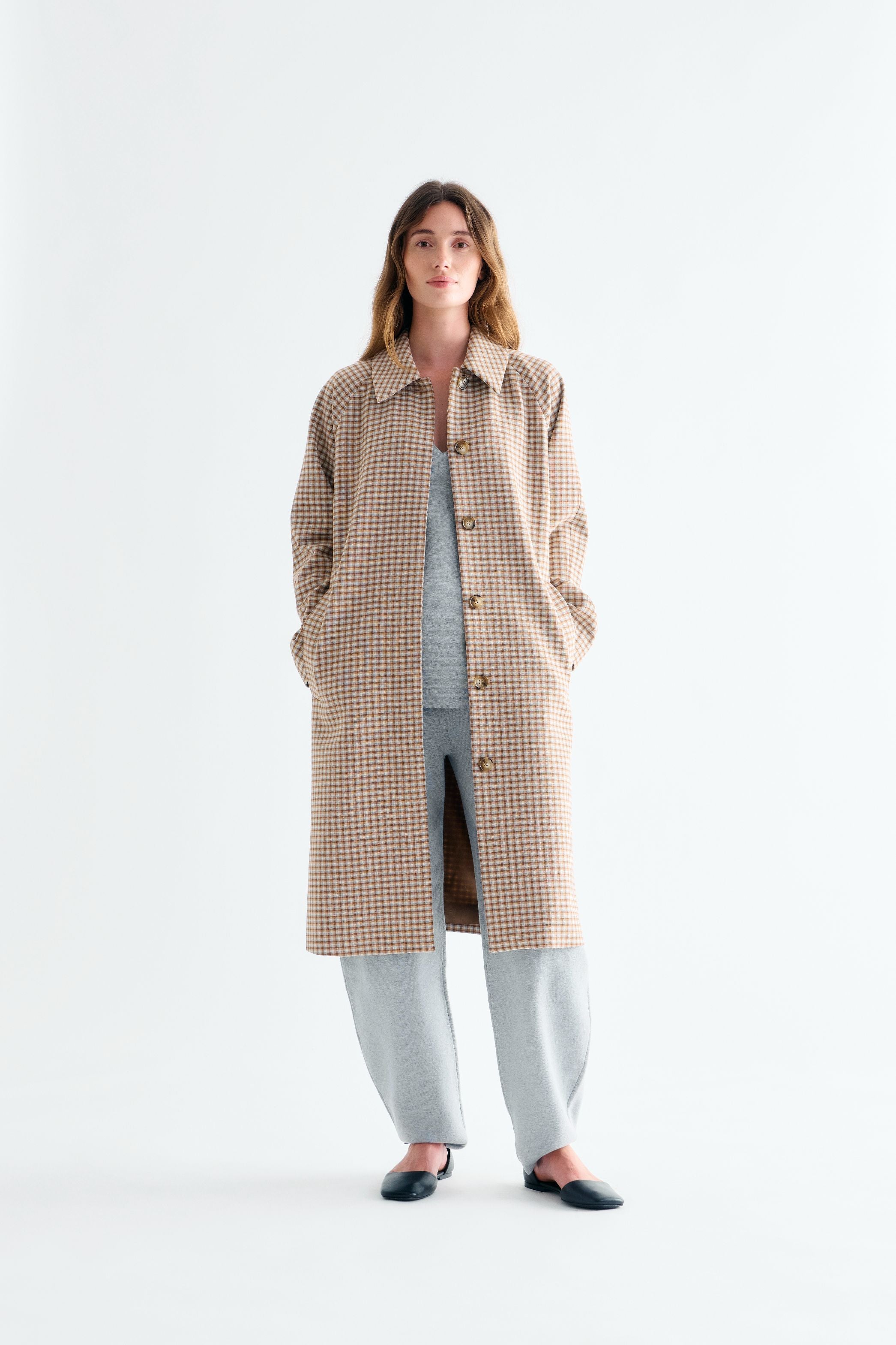 Lovechild 1979 Taylor Coat Coats 764 Brown Multi Check