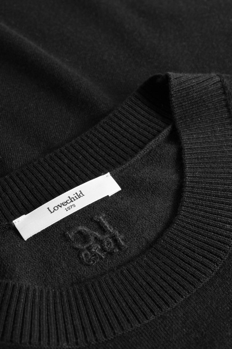 Lovechild 1979 Tessa T-shirt Knitwear 999 Black